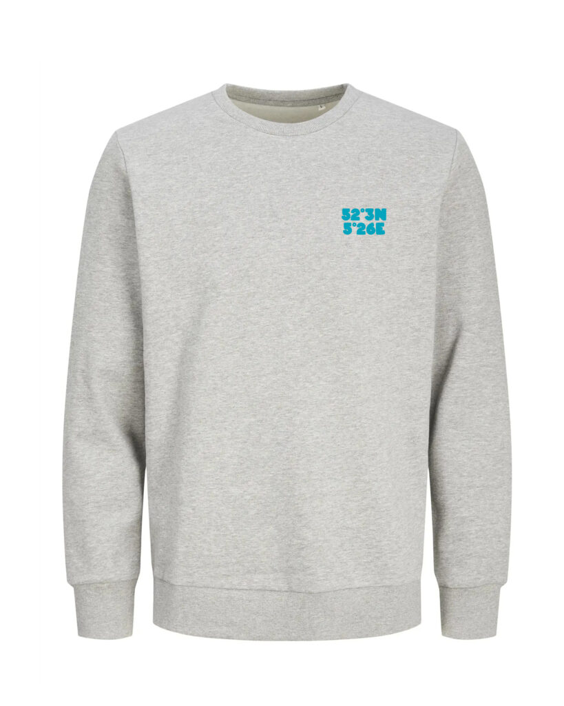 Almere sweater in grijs – voorkant