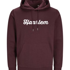 Haarlem Hoodie - Donker rood