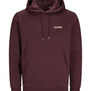 Haarlem Hoodie - Donker rood