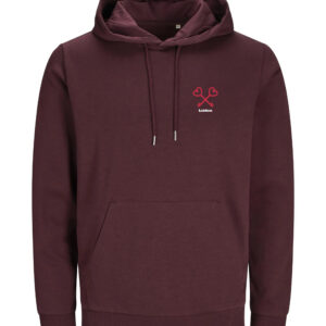 Leiden Hoodie - Donker rood