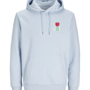 Lisse Hoodie - IJs blauw
