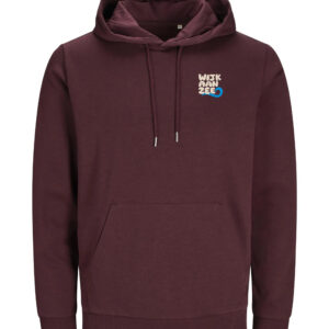 Wijk-aan-zee Hoodie - Donker rood