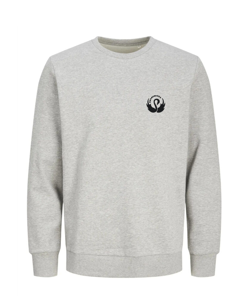 Zwanenburg sweater in grijs – voorkant