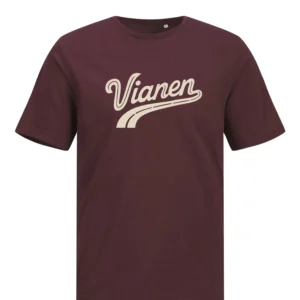 Vianen T-shirt - Donker rood