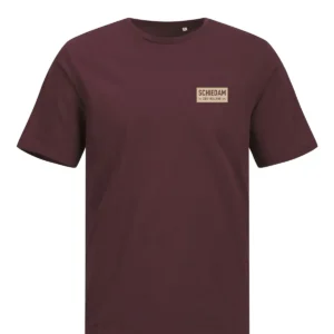 Schiedam T-shirt - Donker rood