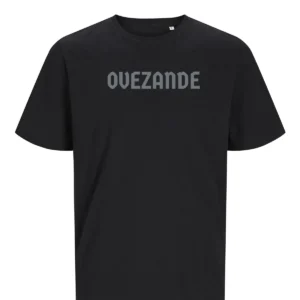 Ovezande T-shirt - Zwart