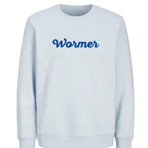Wormer Sweater- IJs blauw