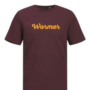 Wormer T-shirt - Donker rood