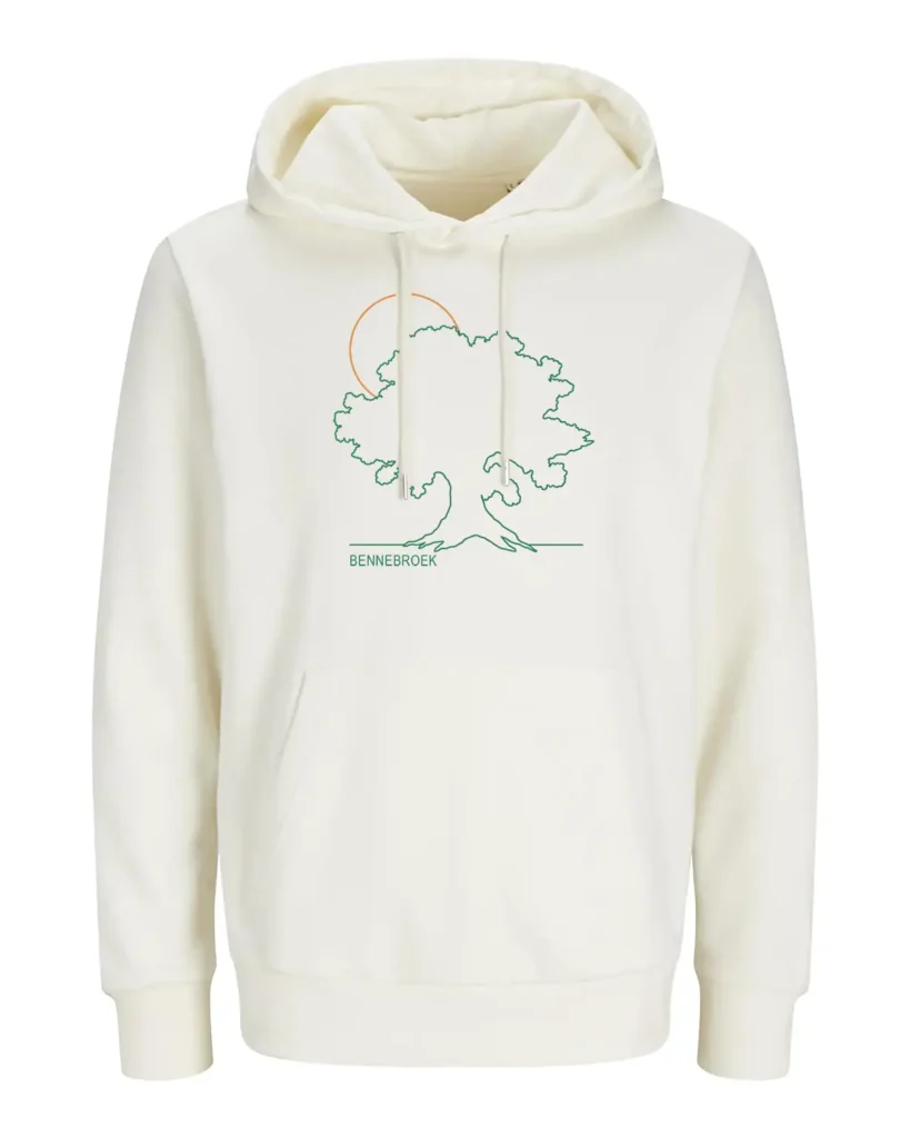 Bennebroek hoodie in donker rood