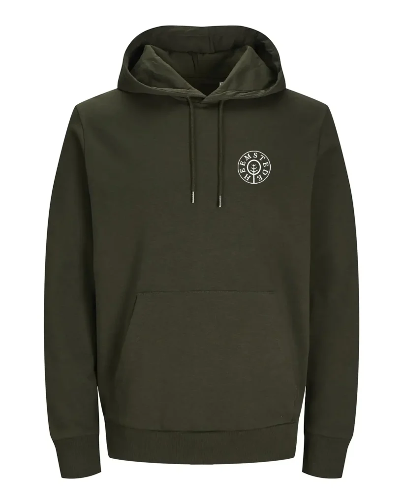 Heemstede hoodie in donker rood
