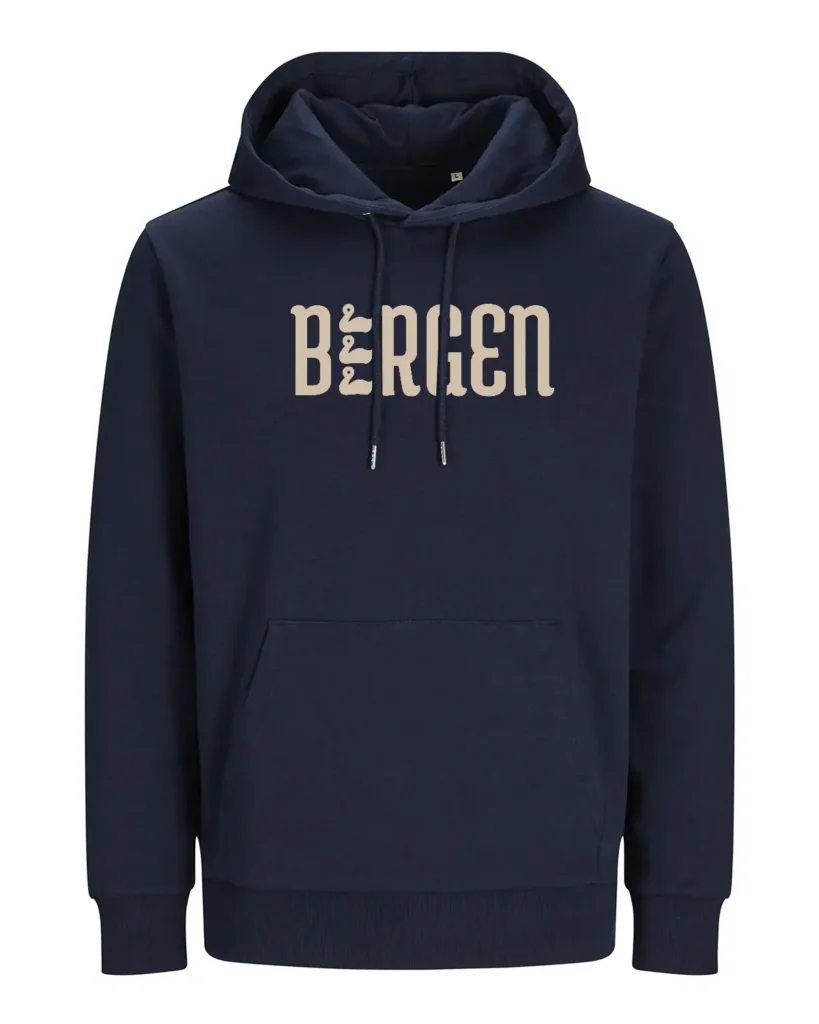 Bergen hoodie in grijs