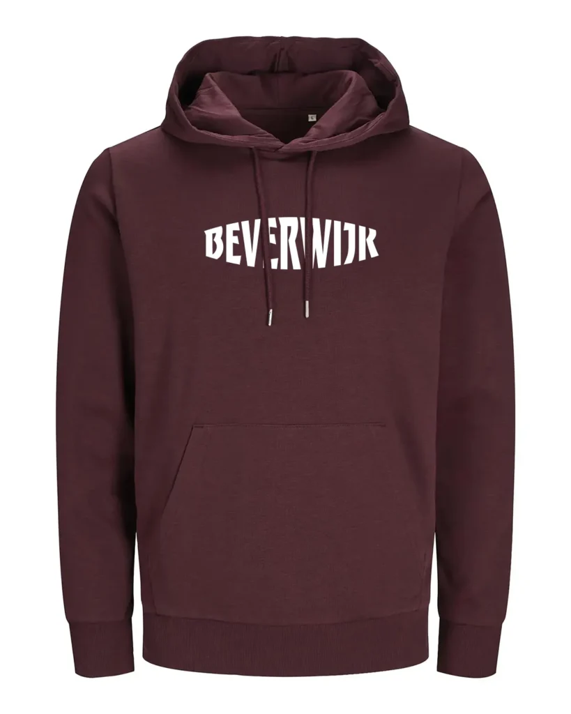 Beverwijk hoodie in gebroken wit