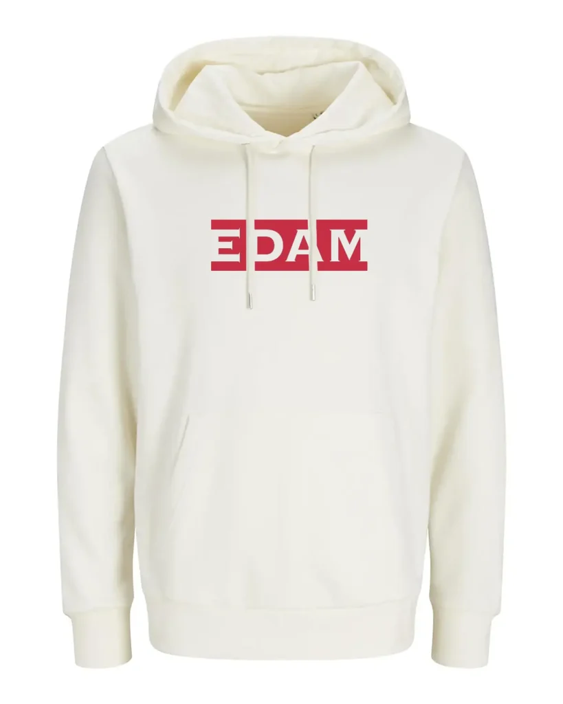 Edam hoodie in oranje