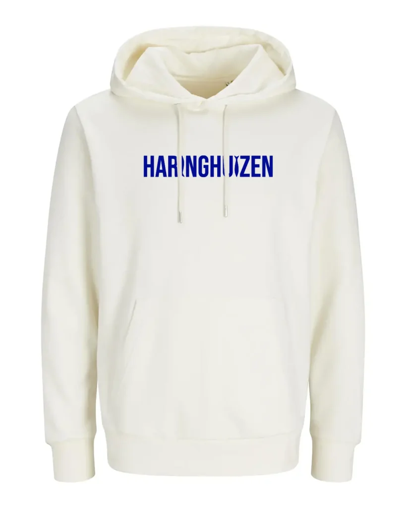 Haringhuizen hoodie in zwart