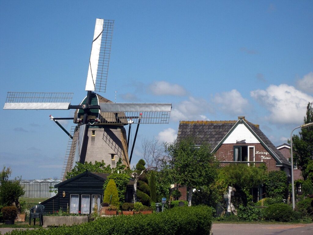 De Hogeveense molen in Noordwijkerhout